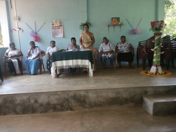 Opening of electricity of Hurulu Nikawewa Friendly Women's Society Building....